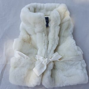 Faux fur vest